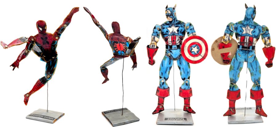 About Spider-Man front and back