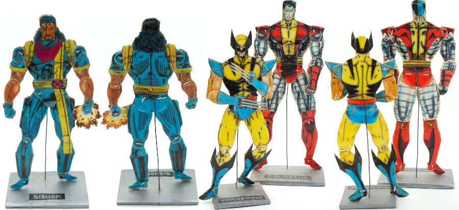 About X-Men front and back