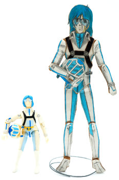 Max Sterling figure- Robotech - back angle